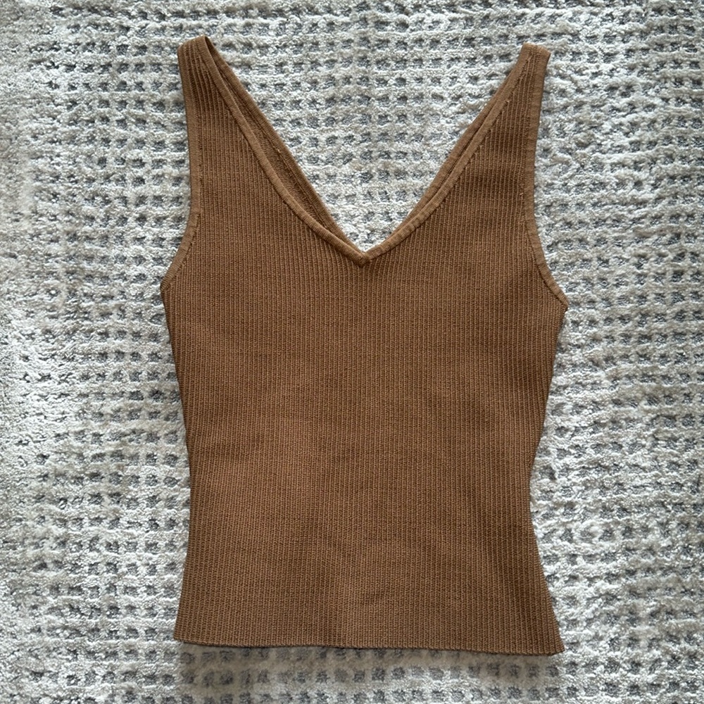 Babaton sculpt knit tank top